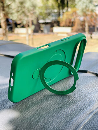 Apple iPhone 17 Air Kılıf Regal Mgsafe İçi Kadife Soft Standlı Silikon Kapak