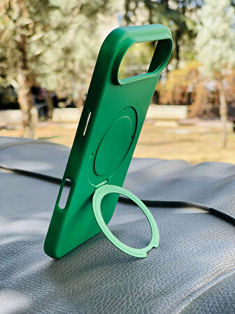 Apple iPhone 17 Air Kılıf Regal Mgsafe İçi Kadife Soft Standlı Silikon Kapak