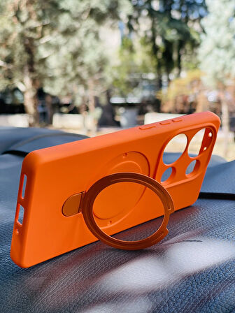 Xiaomi Redmi Note 13 Pro 4G Kılıf Regal Mgsafe İçi Kadife Soft Standlı Silikon Kapak