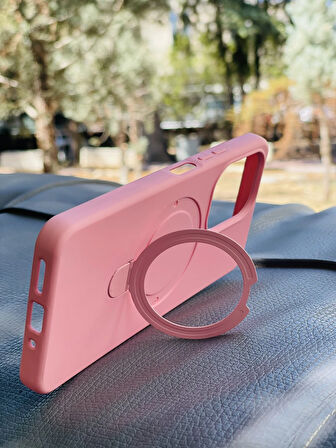 Xiaomi Redmi 13C Kılıf Regal Mgsafe İçi Kadife Soft Standlı Silikon Kapak