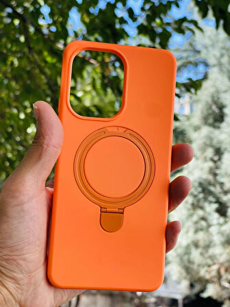 Xiaomi Redmi 13C Kılıf Regal Mgsafe İçi Kadife Soft Standlı Silikon Kapak