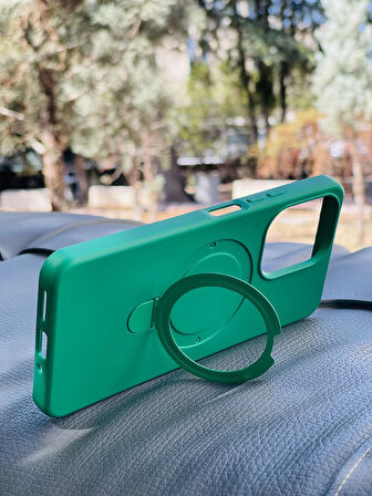 Xiaomi Redmi 13C Kılıf Regal Mgsafe İçi Kadife Soft Standlı Silikon Kapak