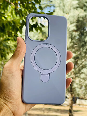 Xiaomi Redmi 13C Kılıf Regal Mgsafe İçi Kadife Soft Standlı Silikon Kapak