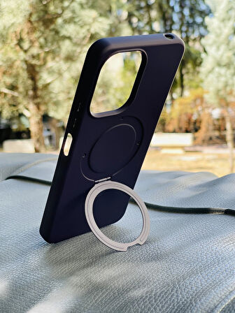 Xiaomi Redmi 13C Kılıf Regal Mgsafe İçi Kadife Soft Standlı Silikon Kapak