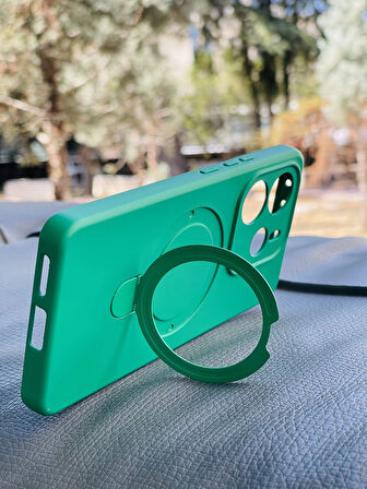 Redmi Note 14 4G Kılıf Regal Mgsafe İçi Kadife Soft Standlı Silikon Kapak