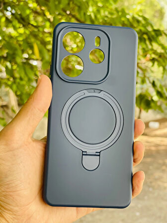 Redmi Note 14 4G Kılıf Regal Mgsafe İçi Kadife Soft Standlı Silikon Kapak