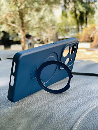 Redmi Note 14 4G Kılıf Regal Mgsafe İçi Kadife Soft Standlı Silikon Kapak