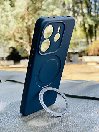 Redmi Note 14 4G Kılıf Regal Mgsafe İçi Kadife Soft Standlı Silikon Kapak