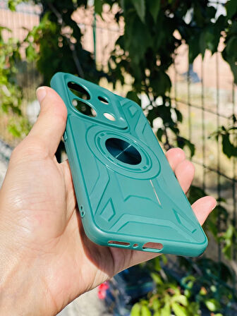 Xiaomi Poco X6 Kılıf Kamera Korumalı Lincoln Esnek Silikon Kılıf