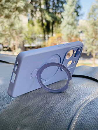 Redmi Note 14 4G Kılıf Regal Mgsafe İçi Kadife Soft Standlı Silikon Kapak