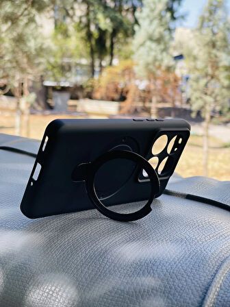 Xiaomi Mi 14T Pro Kılıf Regal Mgsafe İçi Kadife Soft Standlı Silikon Kapak