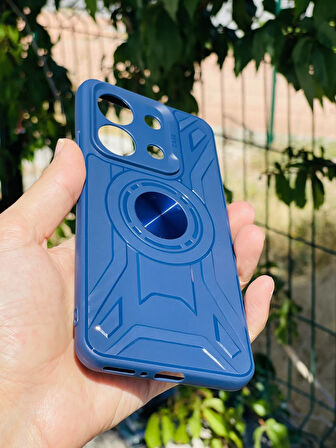 Xiaomi Poco X6 Kılıf Kamera Korumalı Lincoln Esnek Silikon Kılıf