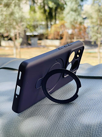 Xiaomi Mi 14T Pro Kılıf Regal Mgsafe İçi Kadife Soft Standlı Silikon Kapak