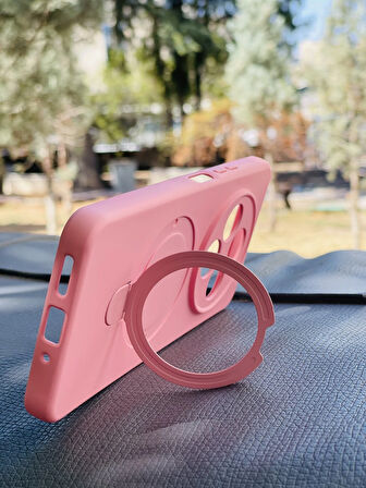 Xiaomi Redmi 14C Kılıf Regal Mgsafe İçi Kadife Soft Standlı Silikon Kapak