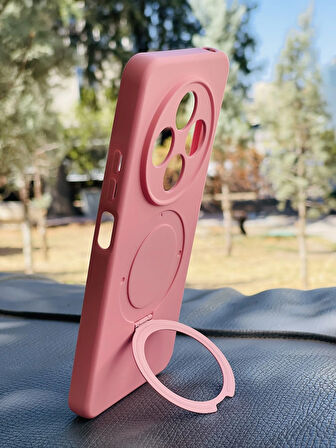 Xiaomi Redmi 14C Kılıf Regal Mgsafe İçi Kadife Soft Standlı Silikon Kapak