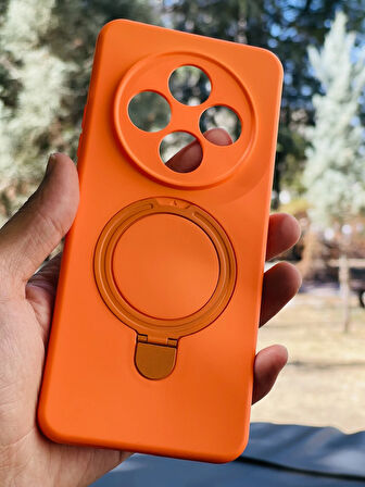 Xiaomi Redmi 14C Kılıf Regal Mgsafe İçi Kadife Soft Standlı Silikon Kapak