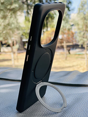 Xiaomi Redmi Note 14 Pro 5G Kılıf Regal Mgsafe İçi Kadife Soft Standlı Silikon Kapak