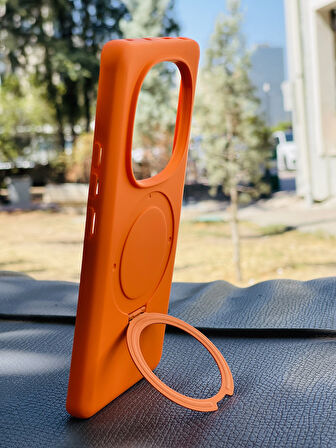 Xiaomi Redmi Note 14 Pro 5G Kılıf Regal Mgsafe İçi Kadife Soft Standlı Silikon Kapak