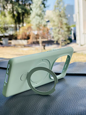 Xiaomi Redmi Note 14 Pro 5G Kılıf Regal Mgsafe İçi Kadife Soft Standlı Silikon Kapak