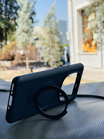 Xiaomi Redmi Note 14 Pro 5G Kılıf Regal Mgsafe İçi Kadife Soft Standlı Silikon Kapak