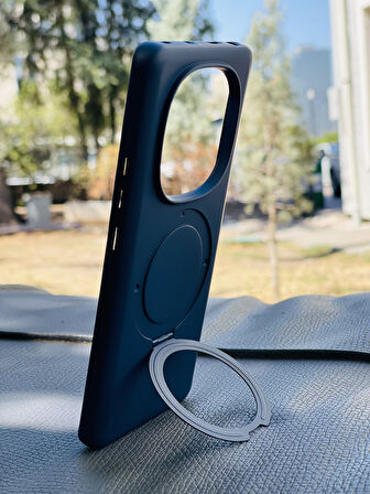 Xiaomi Redmi Note 14 Pro 5G Kılıf Regal Mgsafe İçi Kadife Soft Standlı Silikon Kapak