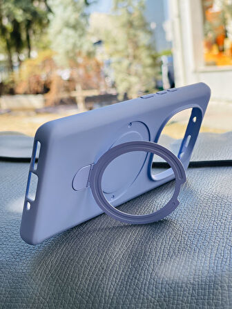 Xiaomi Redmi Note 14 Pro 5G Kılıf Regal Mgsafe İçi Kadife Soft Standlı Silikon Kapak