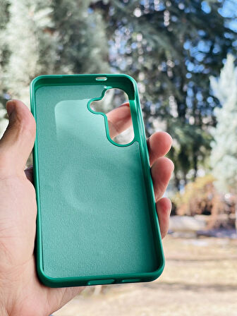 Samsung Galaxy S25 Kılıf Regal Mgsafe İçi Kadife Soft Standlı Silikon Kapak