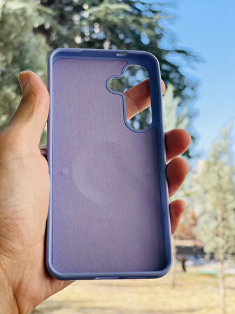 Samsung Galaxy S25 Kılıf Regal Mgsafe İçi Kadife Soft Standlı Silikon Kapak