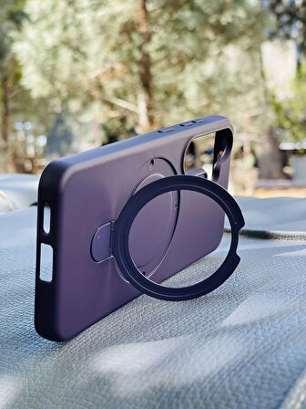 Samsung Galaxy S25 Kılıf Regal Mgsafe İçi Kadife Soft Standlı Silikon Kapak