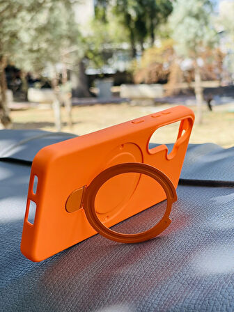 Samsung Galaxy A56 Kılıf Regal Mgsafe İçi Kadife Soft Standlı Silikon Kapak