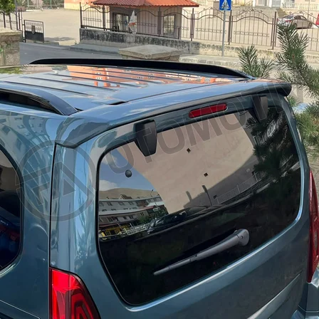 Citroen Berlingo Bagaj Üstü Spoiler Turkuaz Mavi (KJW) Boyalı 2024 Model ve Sonrası