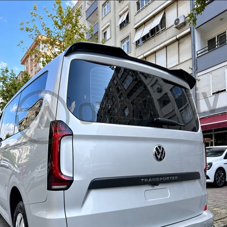 Volkswagen Transporter T7 Bagaj Üstü Spoiler Parlak Siyah 2025 Model ve Sonrası