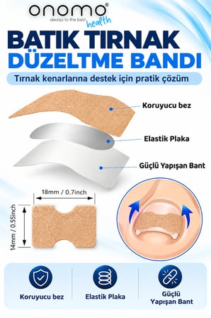 Health Ayak Batık Tırnak Düzeltme Bandı 50 Adet