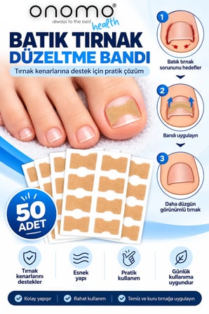 Health Ayak Batık Tırnak Düzeltme Bandı 50 Adet