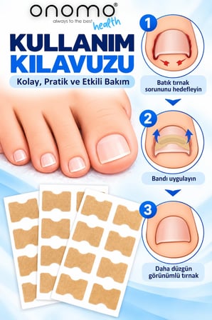Health Ayak Batık Tırnak Düzeltme Bandı 50 Adet