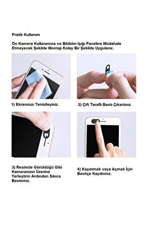 5 Adet Laptop Notebook Kamera Kapatıcı, Webcam Kapatıcı Telefon Kamera Kapatıcı