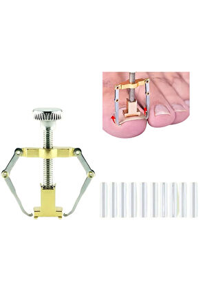 Health Batık Tırnak Düzeltici Batık Tırnak Çıkartıcı Aparat ve Batma Engelleyici Çubuk