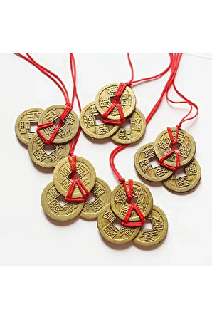 Feng Shui Şans Parası 3'lü Para Mıknatısı