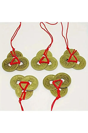 Feng Shui Şans Parası 3'lü Para Mıknatısı