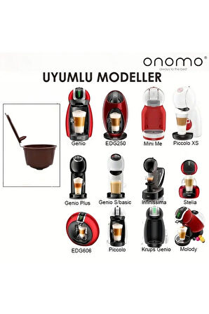 Dolce Gusto Uyumlu Kahve Kapsülü 3 Adet Yeniden Kullanılabilir