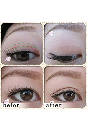 Göz Kapağı Kaldırma Bantları 48 Adet (Dantel Görünümlü) Yay Şeklinde