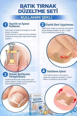 Health Batık Tırnak Düzeltme Seti 61 Adet