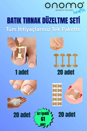 Health Batık Tırnak Düzeltme Seti 61 Adet
