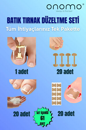 Health Batık Tırnak Düzeltme Seti 61 Adet
