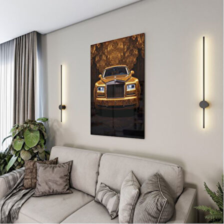 Araçlar Cam Tablo - Karışık - Dikey Motif 01-045