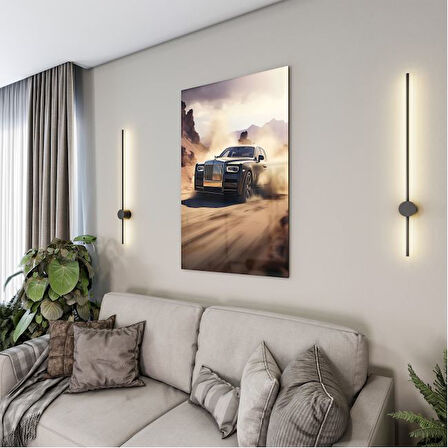 Araçlar Cam Tablo - Karışık - Dikey Motif 01-051