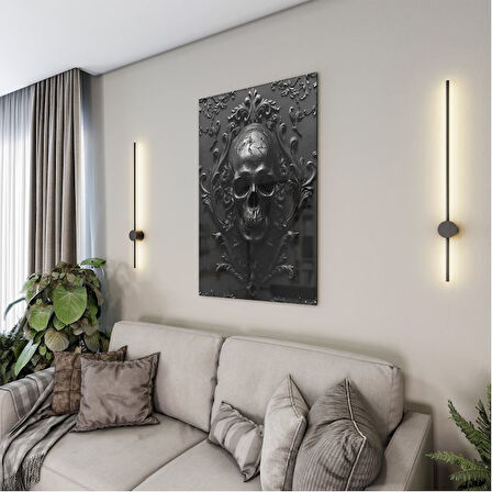 Fantastik ve Korku Cam Tablo - Karışık - Dikey Motif 01-005