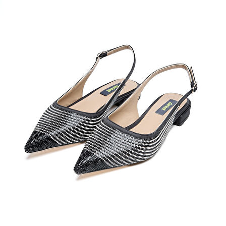 Taş Aksesuarlı Kadın Babet 