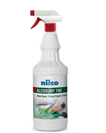 Nilco ALCOSURF 700 800ML ALKOL BAZLI YÜZEY HİJYEN ÜRÜNÜ