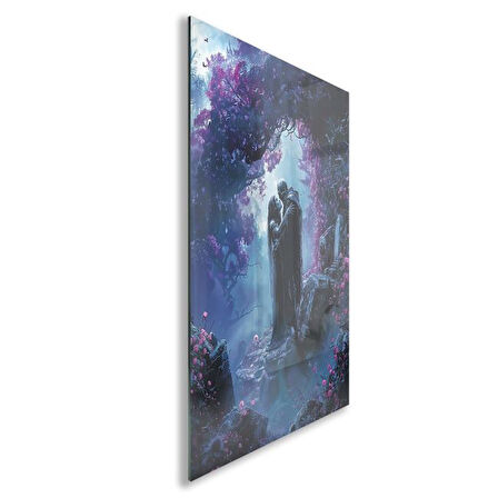 Fantastik ve Korku Cam Tablo - Karışık - Dikey Motif 01-059